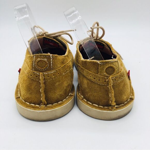 Oliberte Suede Leather Wing Tip Shoes Size 41 - Picture 3 of 10